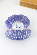 Purple Oyster Claw Clip Purple Oyster Claw Clip
