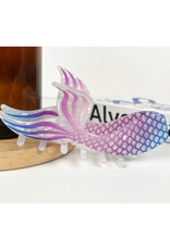 Purple Mermaid Tail Claw Clip