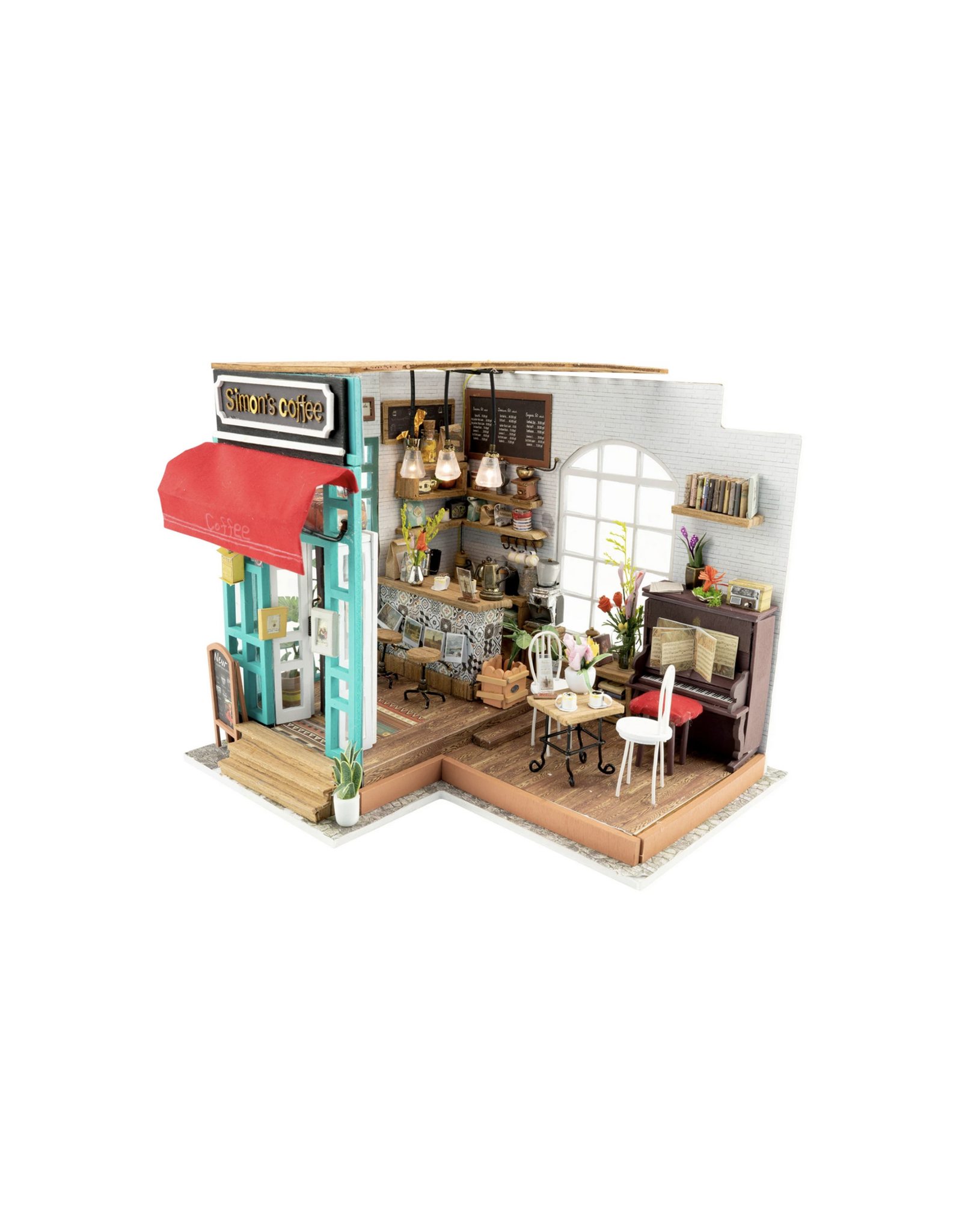 DIY Miniature House Kit : Simon's Coffee
