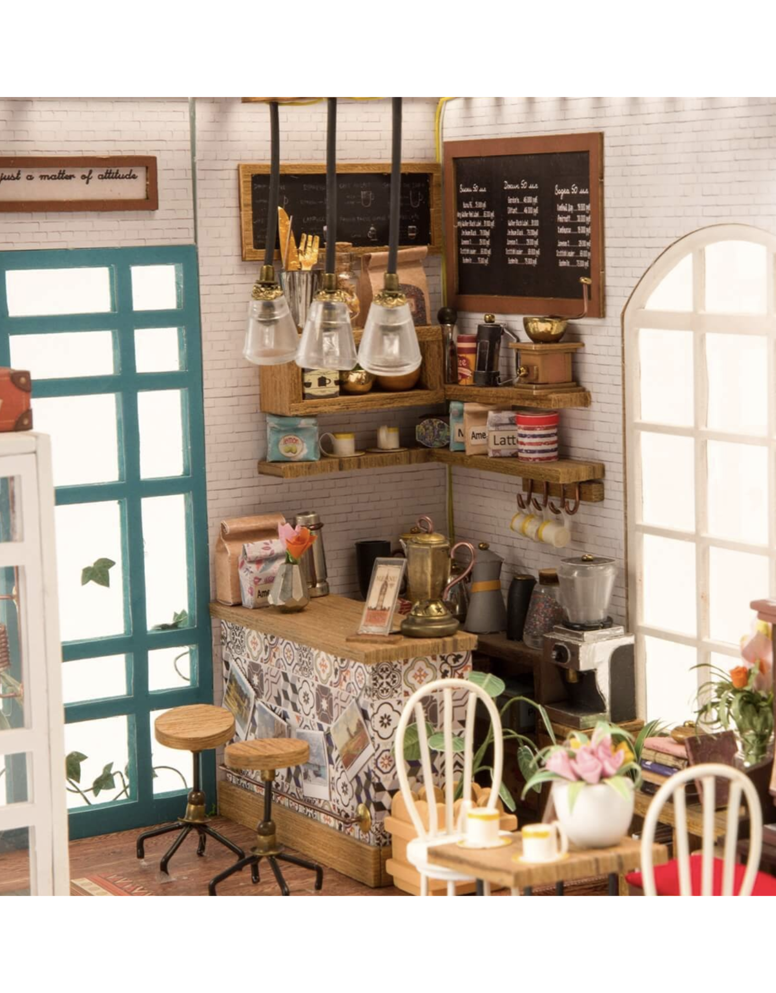 DIY Miniature House Kit : Simon's Coffee