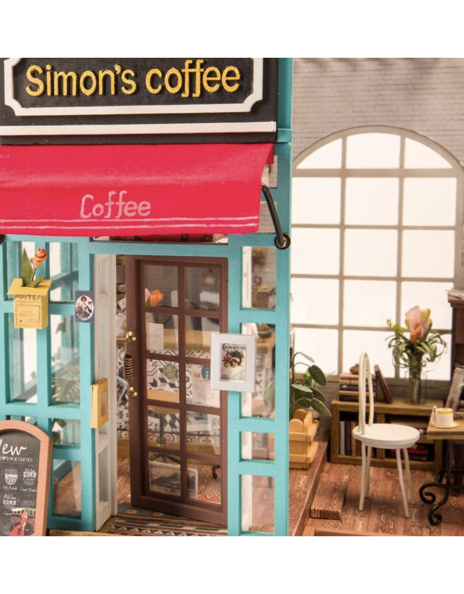 DIY Miniature House Kit : Simon's Coffee