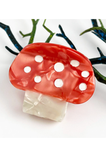 Red Mushroom Claw Clip