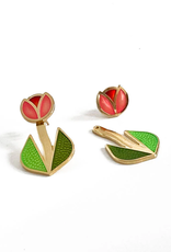 Tulip Jacket Earrings
