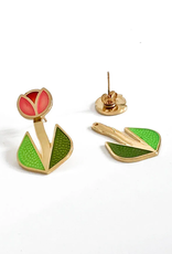 Tulip Jacket Earrings