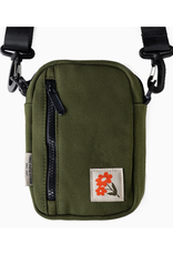 Crossbody Bag - Army Green / Orange Blossom