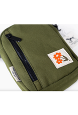 Crossbody Bag - Army Green / Orange Blossom