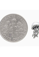 Jellyfish Stud Earrings - Sterling Silver Jellyfish Stud Earrings - Sterling Silver