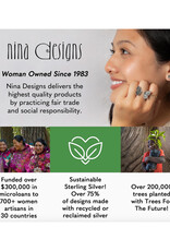 Jellyfish Stud Earrings - Sterling Silver Jellyfish Stud Earrings - Sterling Silver