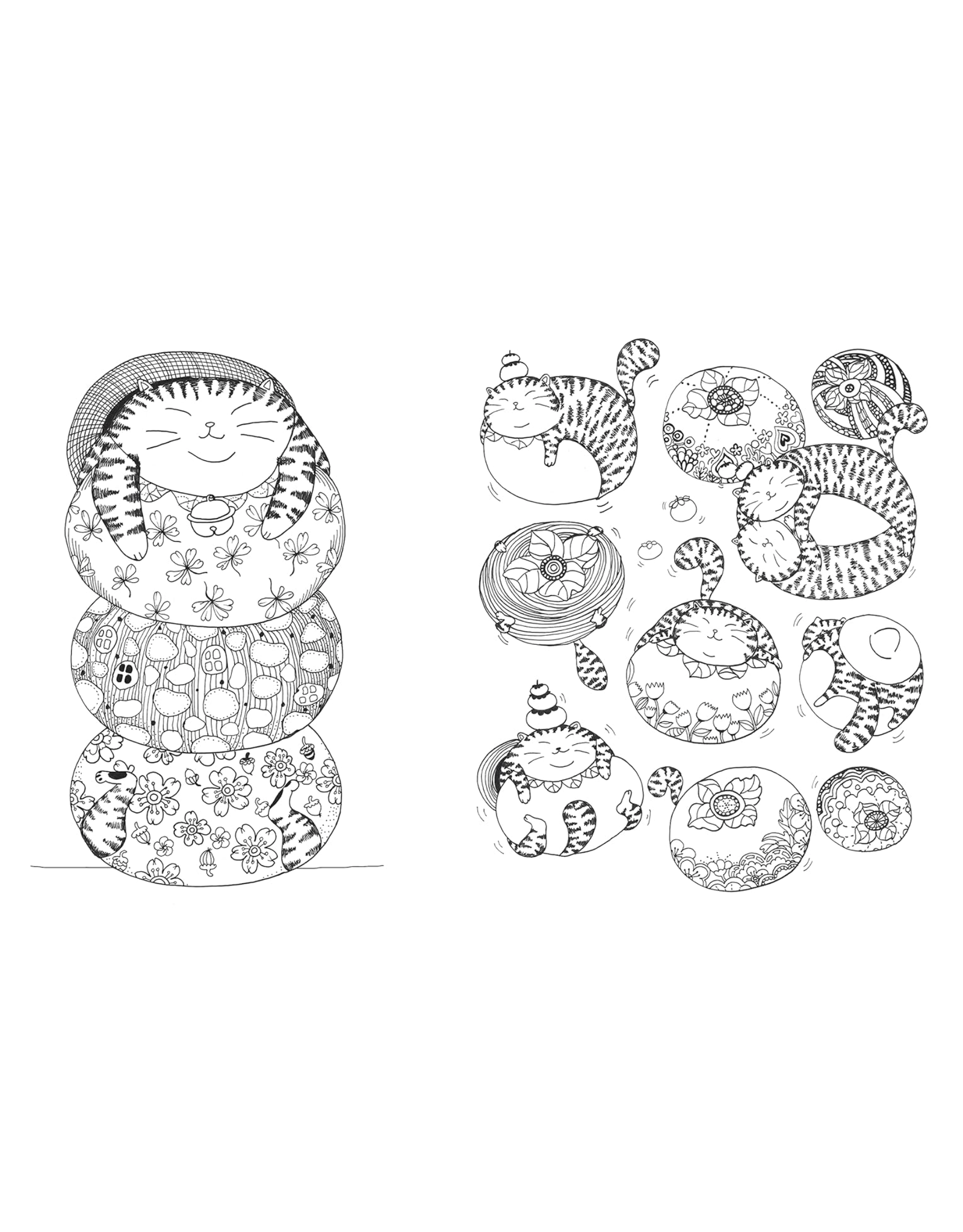 A Million Cats Coloring Book