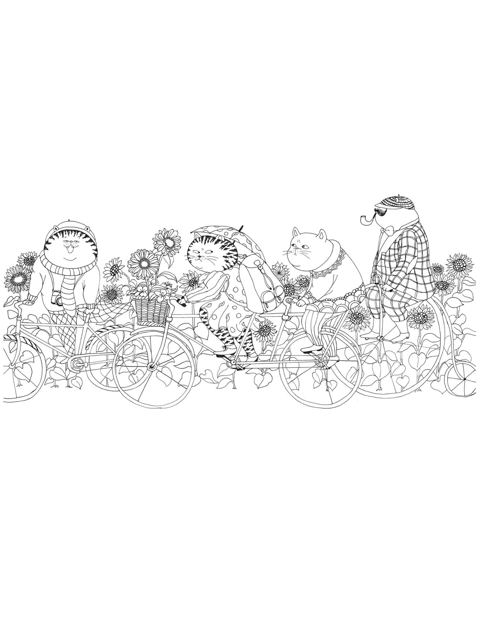 A Million Cats Coloring Book