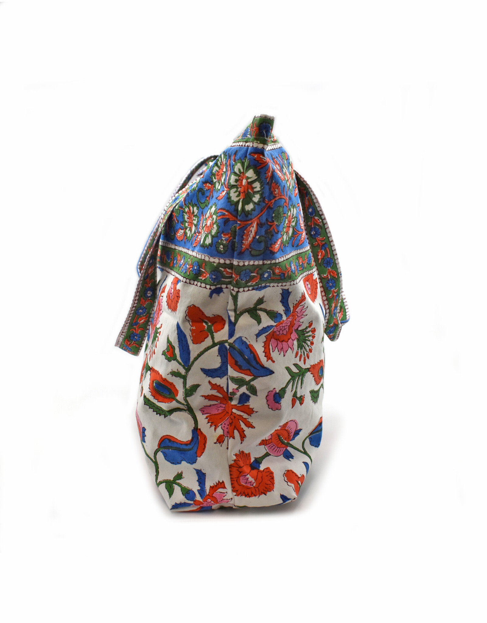 Chamoli Flower Organic Blue Picnic Bag