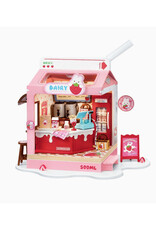 Diy Miniature House Kit: Strawberry Milk Box