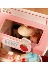 Diy Miniature House Kit: Strawberry Milk Box