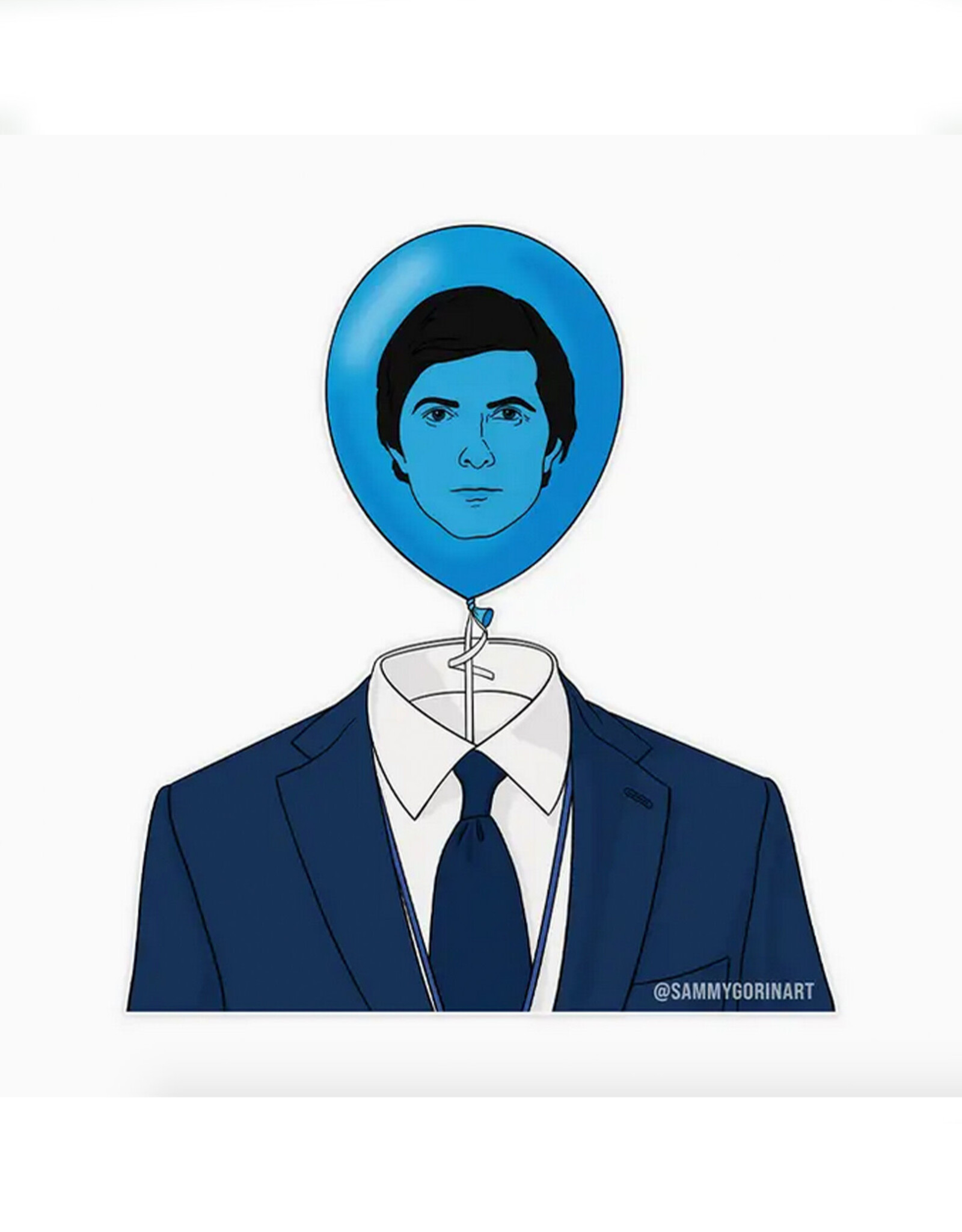 Mark Balloon Severance Sticker