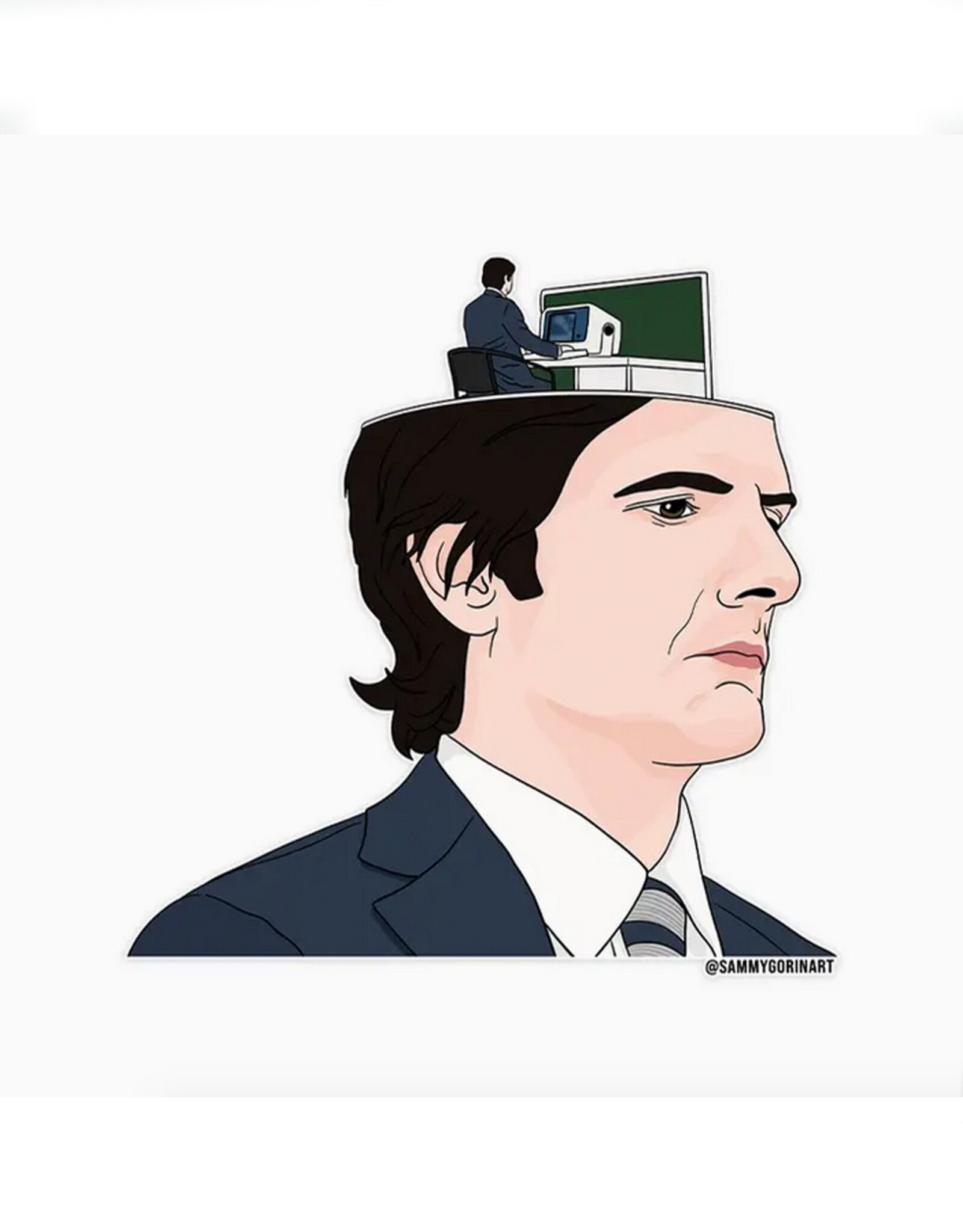 Mark S  Severance Sticker