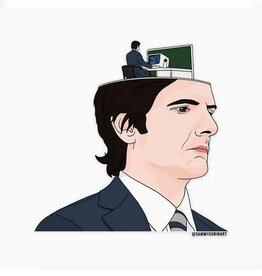 Mark S  Severance Sticker
