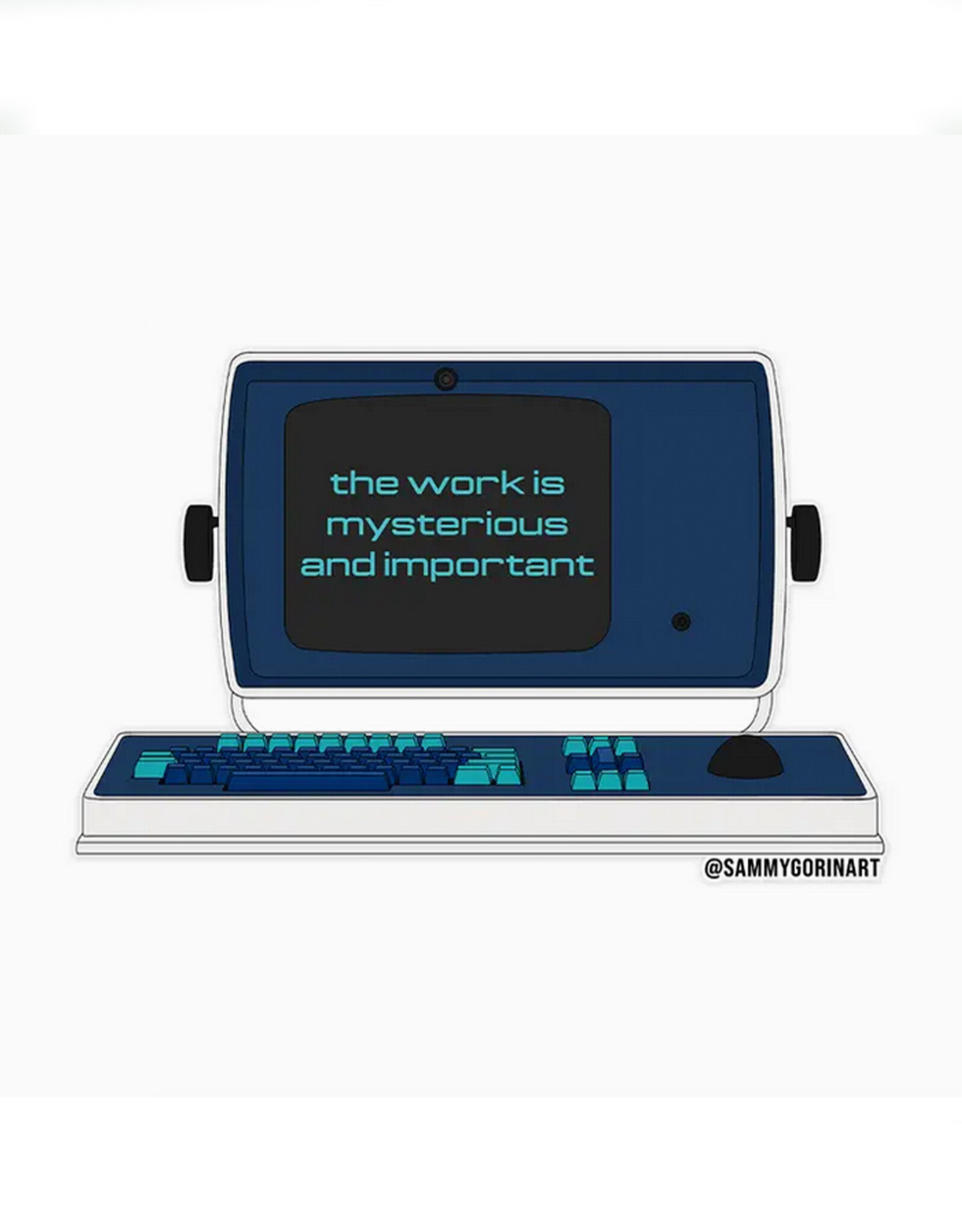 The Work Is Mysterious Severance Sticker