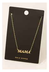 Gold Mama Pendant Necklace Gold Mama Pendant Necklace