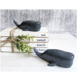 Blue Whale Salt & Pepper Shaker Set