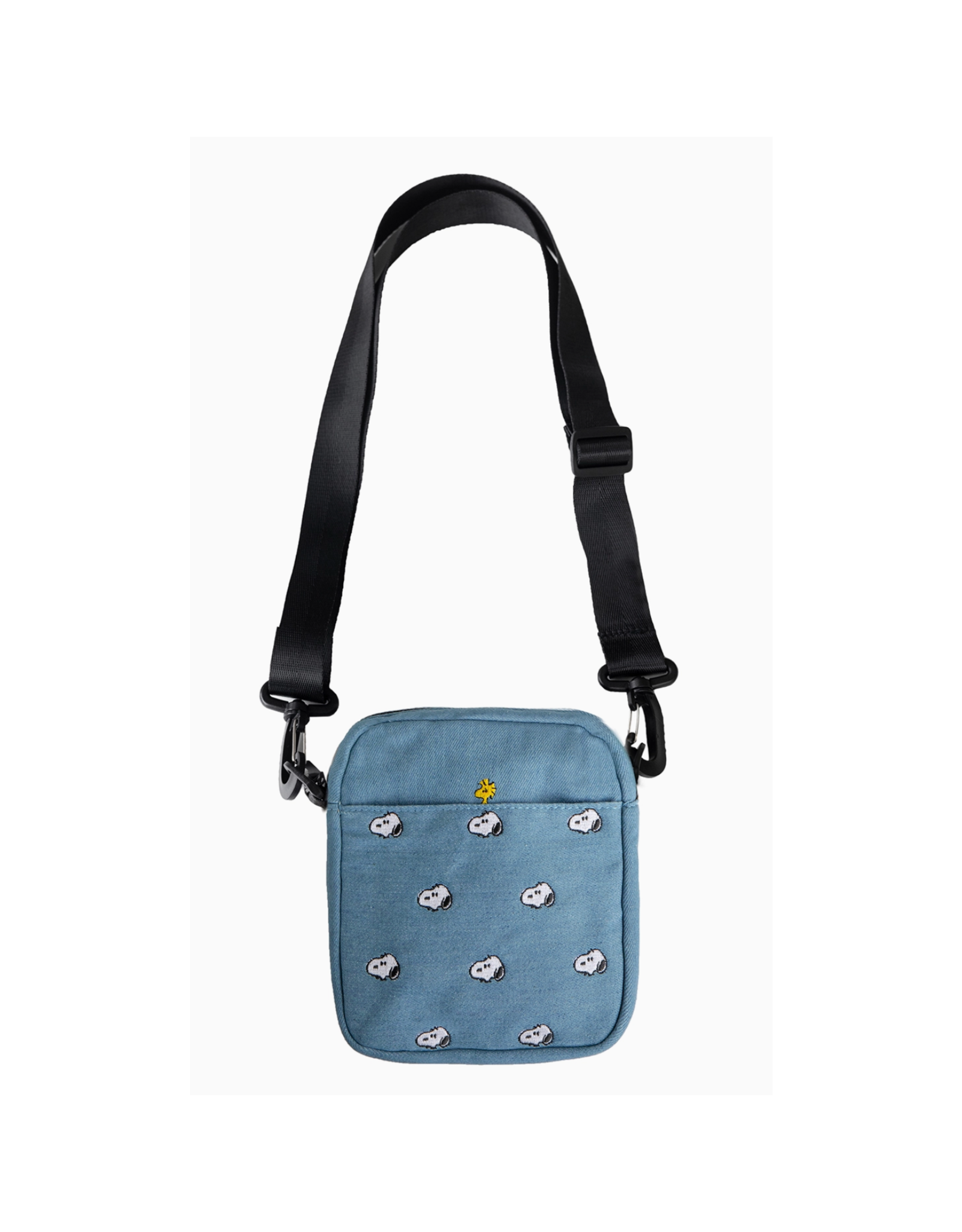 Snoopy Embroidered Crossbody Bag (Denim)