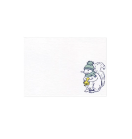 Winter Squirrel Mini Card
