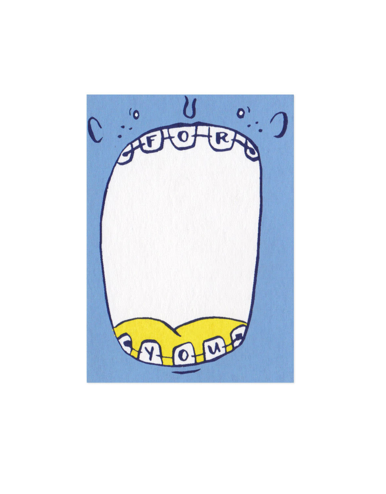 For You Mouth Mini Card