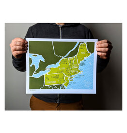 American Atlas - Northeast Print (Small)