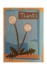 Dandelion Thanks Greeting Card