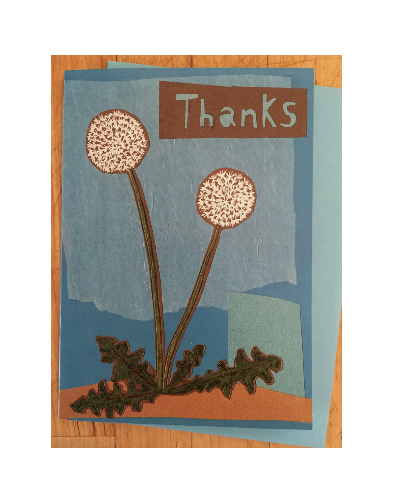 Dandelion Thanks Greeting Card