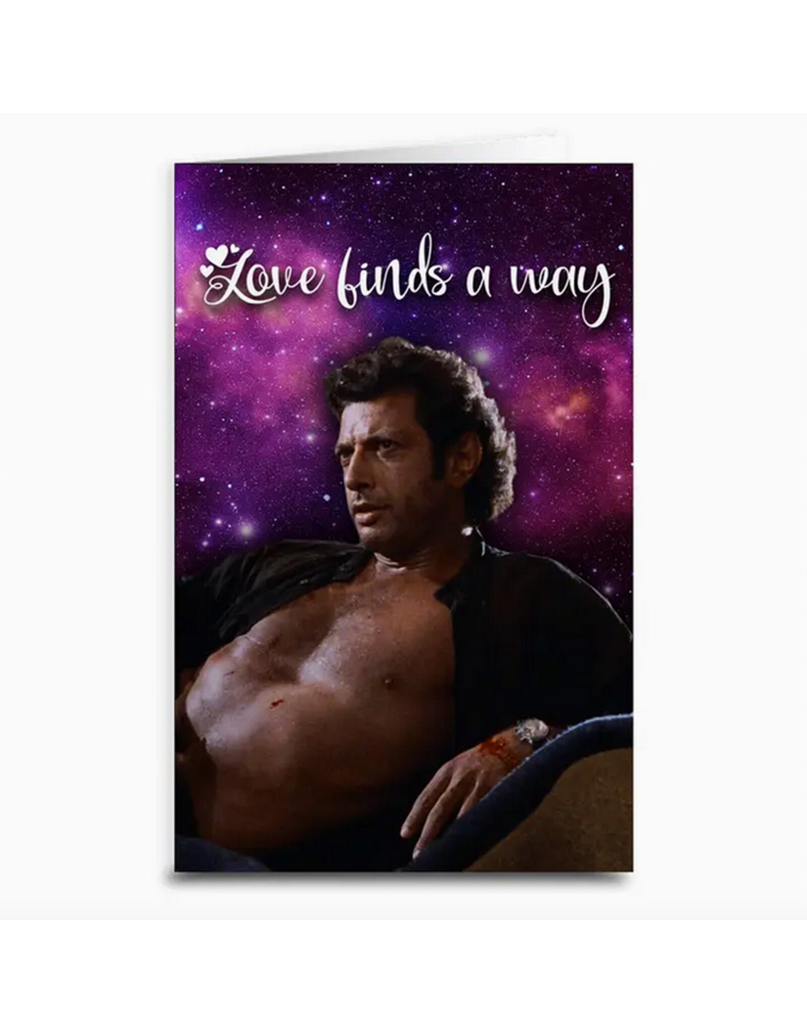 Jeff Goldblum Love Finds A Way Greeting Card