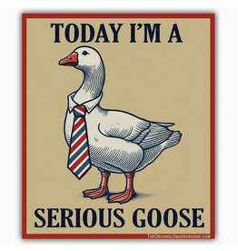 Serious Goose Sticker