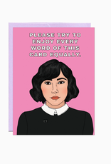 Ms Casey (Severance) Birthday Card