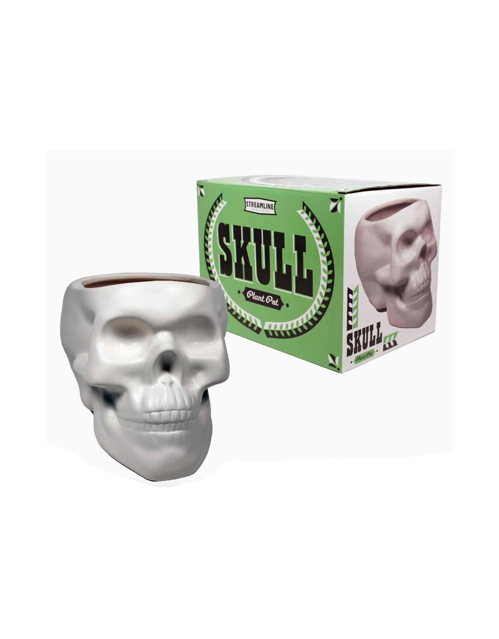 Bone Skull Planter