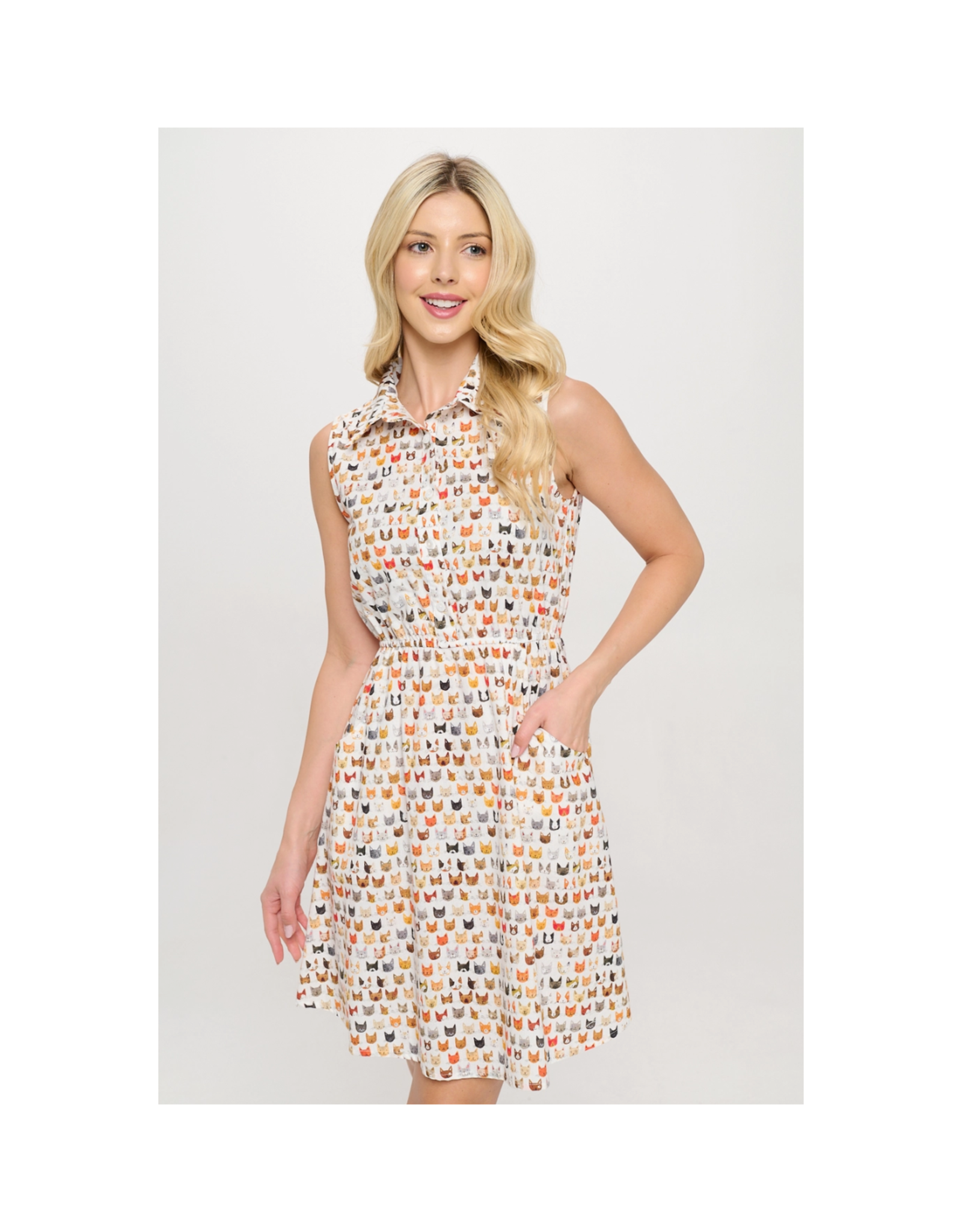 Colorful Kitties Dress