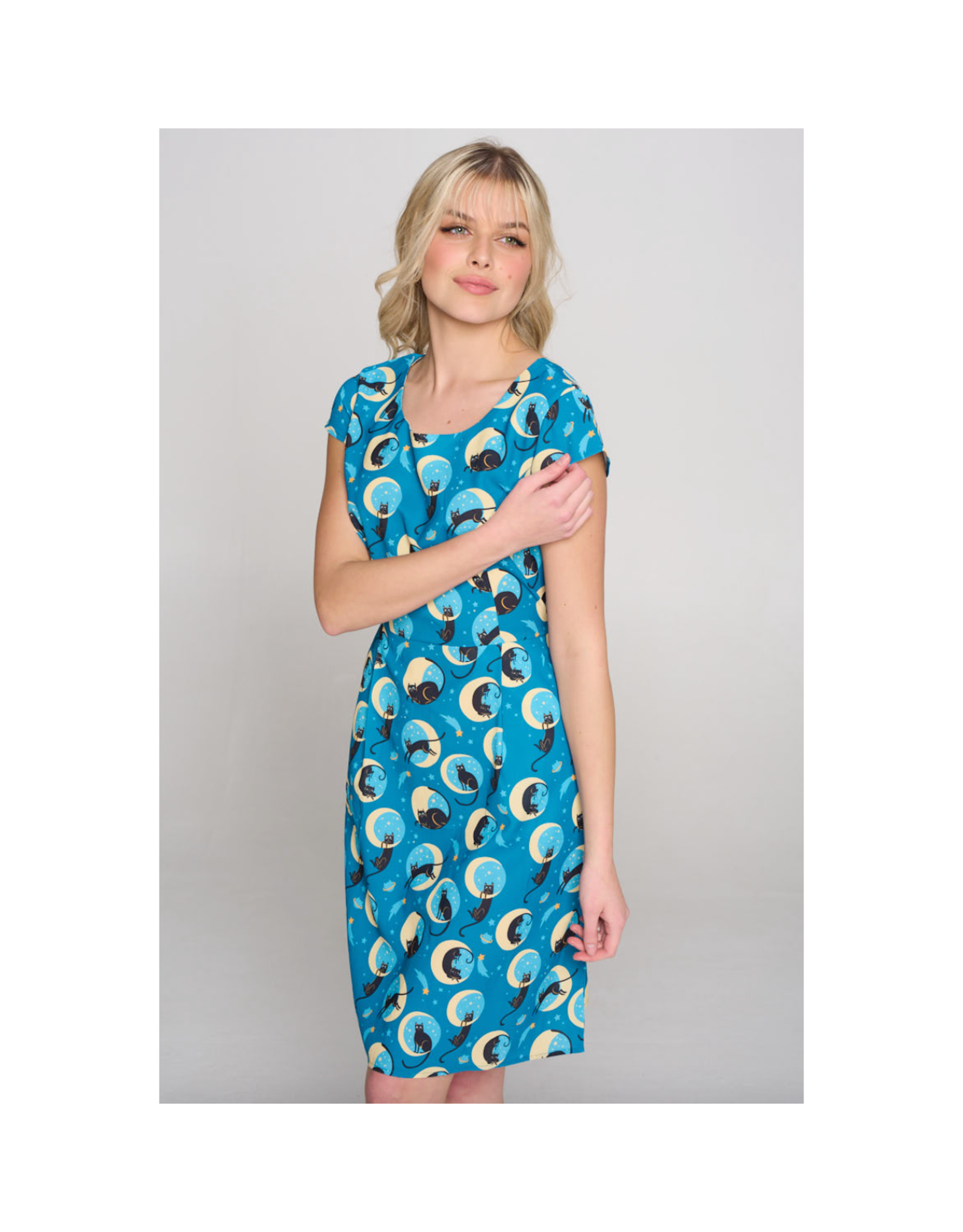 Cat On the Moon Dress