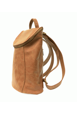 Alyssa Distressed Backpack - Walnut