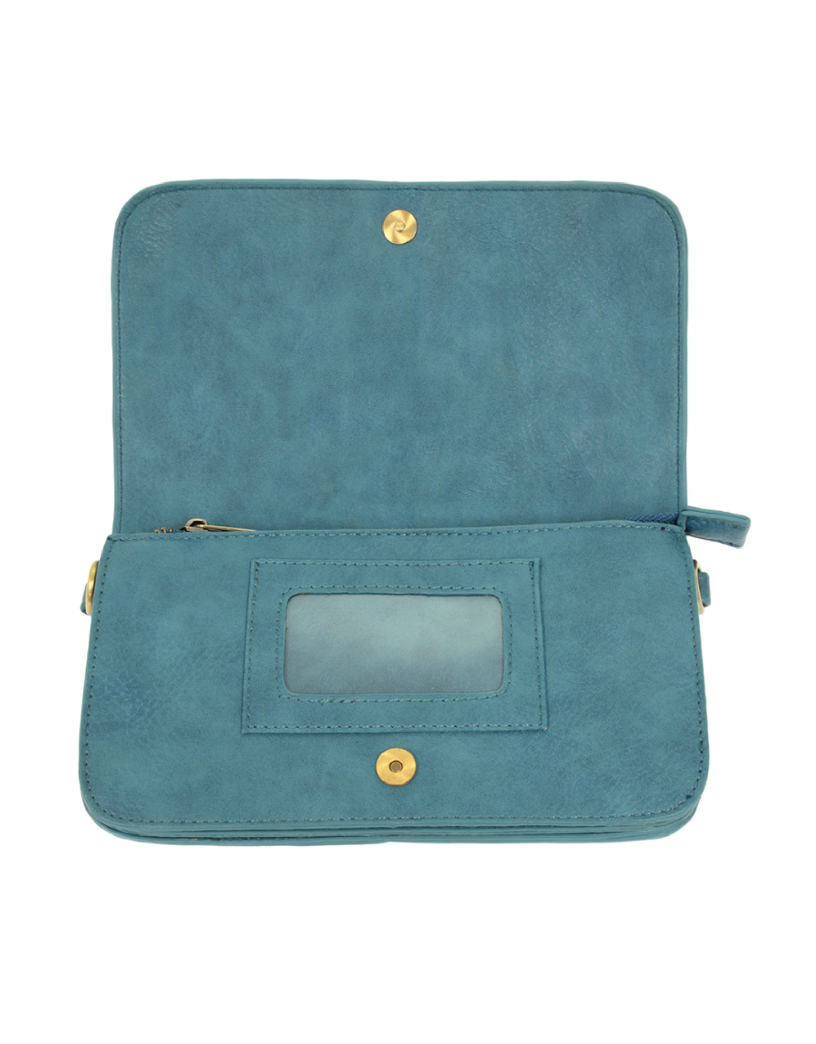 Mia Multi Pocket Crossbody Clutch - Water's Edge