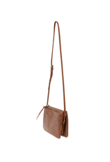 Liv Multi Pocket Crossbody Bag - Caramel