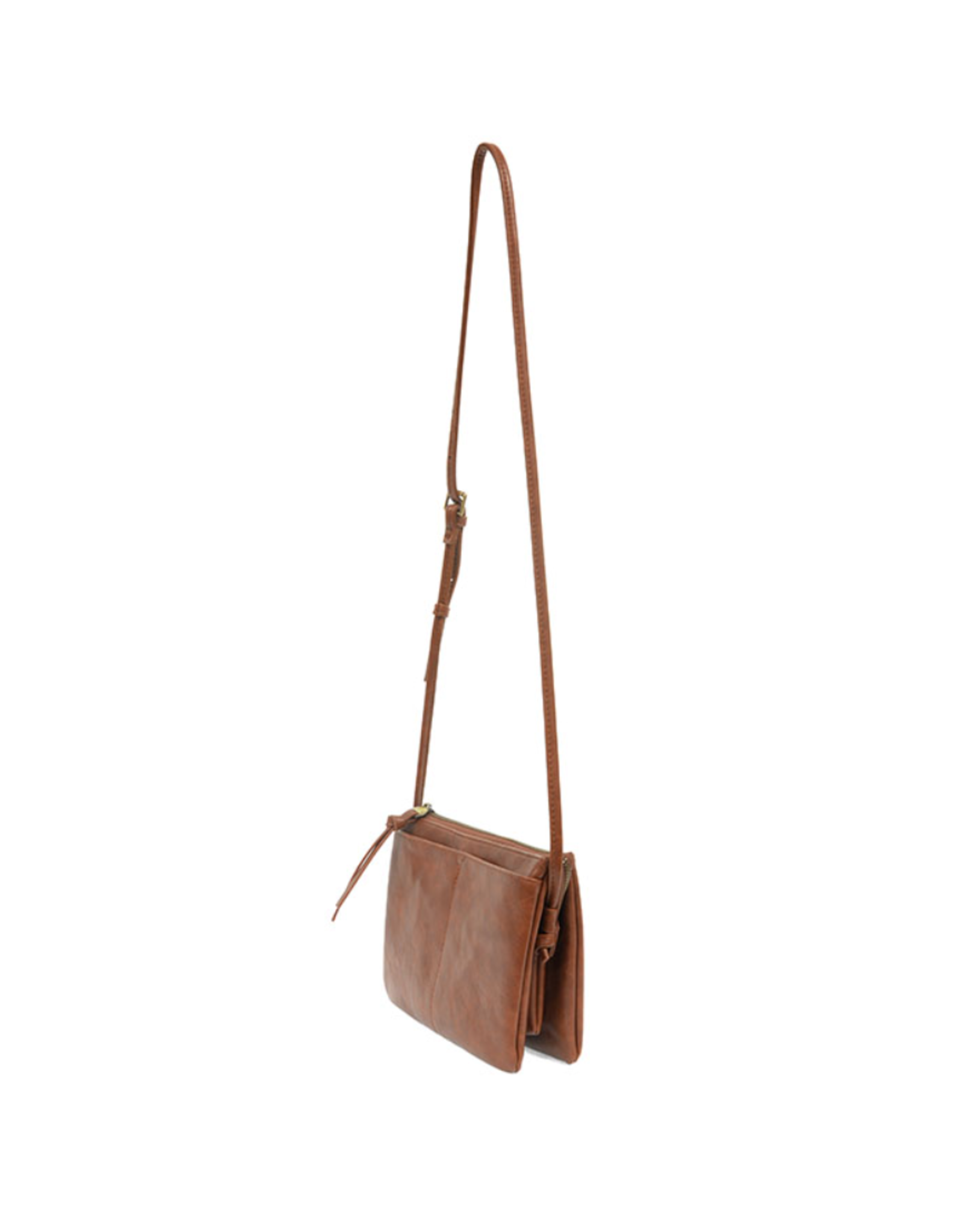 Liv Multi Pocket Crossbody Bag - Caramel