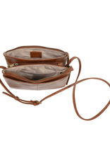 Liv Multi Pocket Crossbody Bag - Caramel
