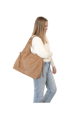 Claire Hobo Bag - Tan