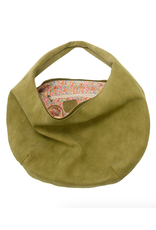 Bianca Soft Crescent Shoulder Bag - Sage