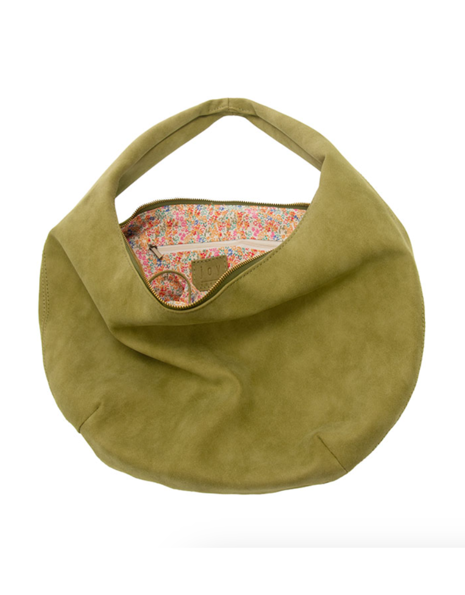Bianca Soft Crescent Shoulder Bag - Sage