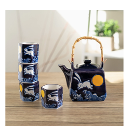 Moon Rabbit Tea Set For 4