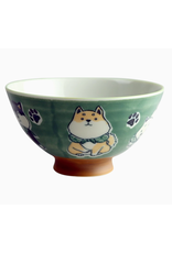 Green Shiba Inu Rice Bowl