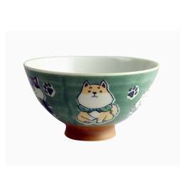 Green Shiba Inu Rice Bowl