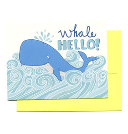 Whale Hello Greeting Card