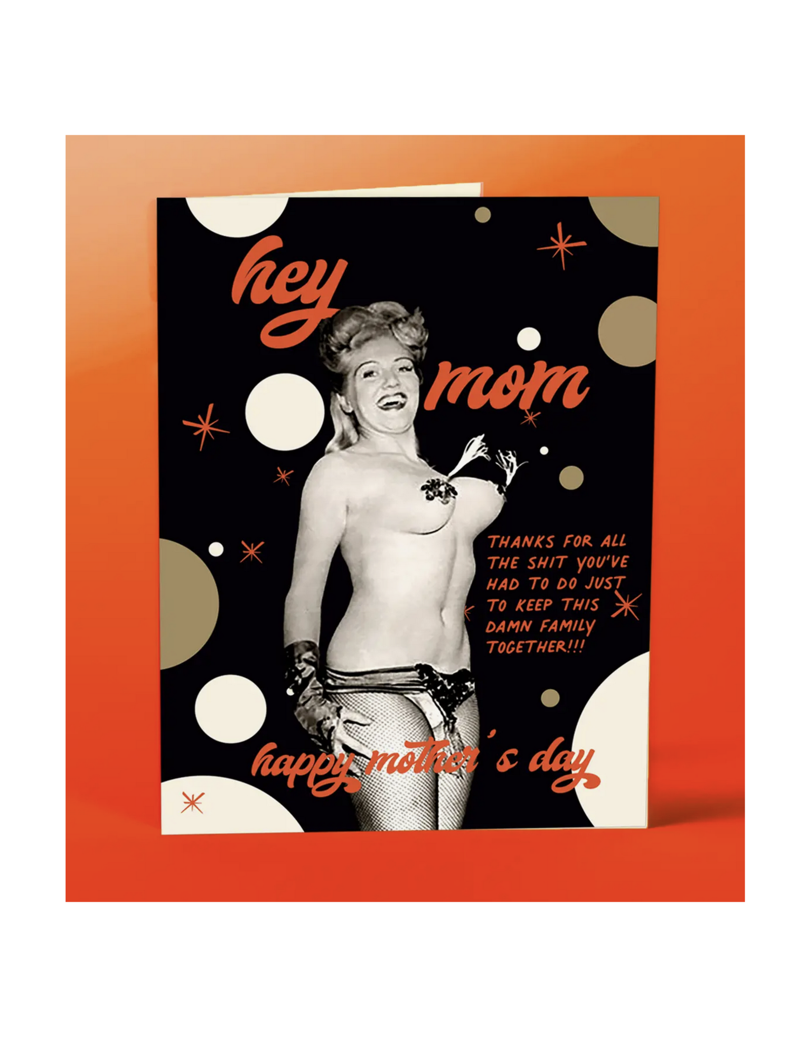 Mother's Day Stripper Greeting Card
