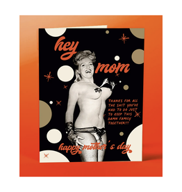 Mother's Day Stripper Greeting Card