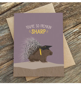 Freakin' Sharp Graduation Card